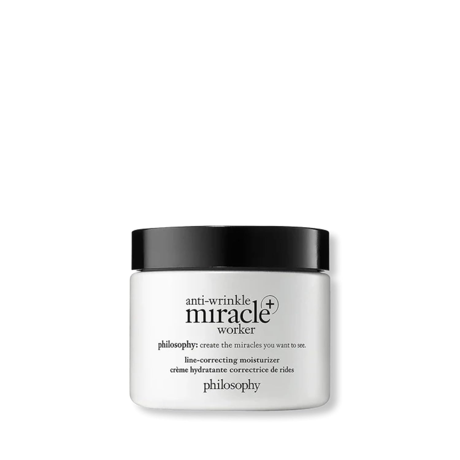 philosophy anti-wrinkle miracle worker line-correcting face moisturizer - with vitamin C & hyaluronic acid - instantly improves skin smoothness and radiance