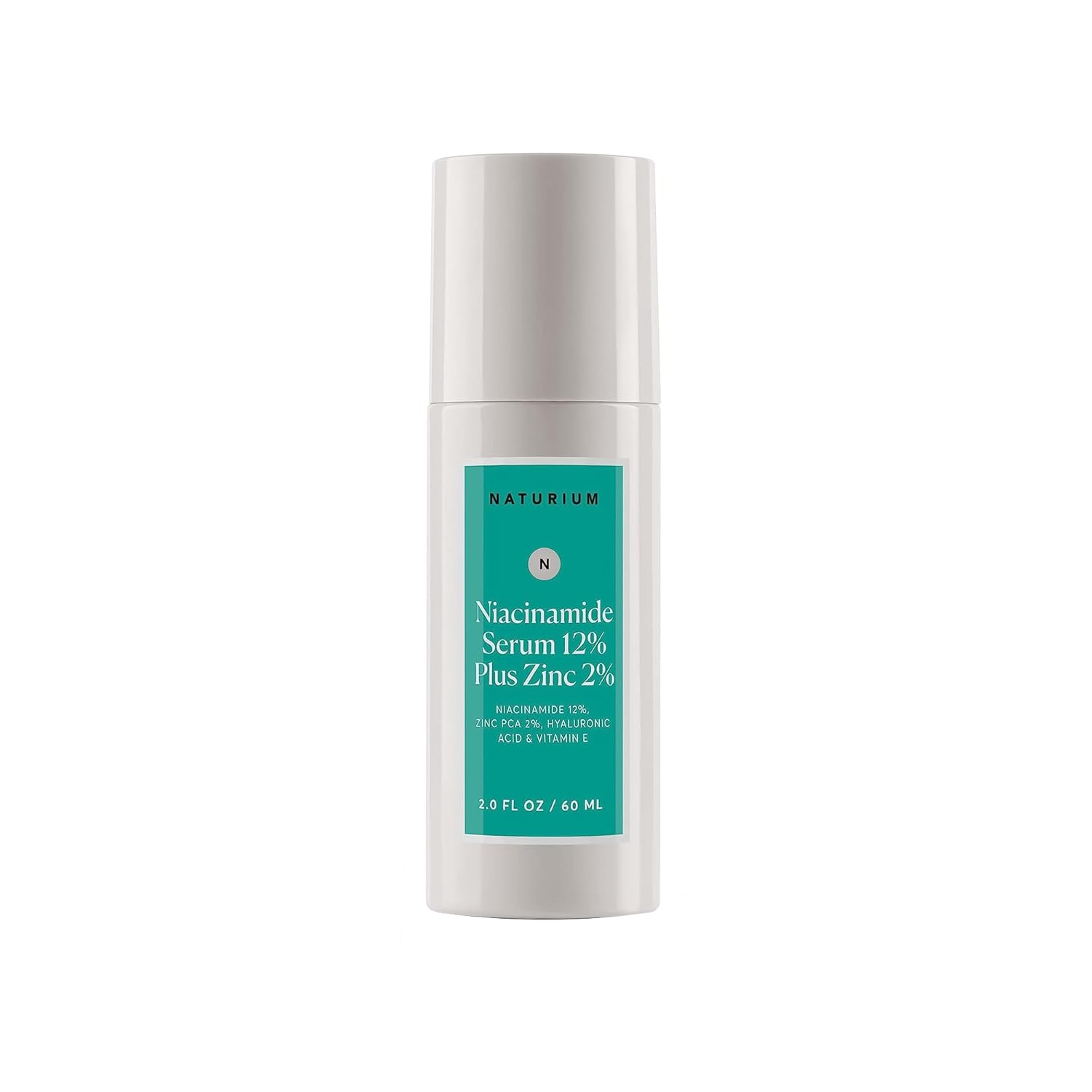 Naturium Niacinamide Face Serum 12% Plus Zinc 2%, Anti-Aging, Pore Minimizer & Dark Spot Corrector with Hyaluronic Acid & Vitamin E, Vegan & Cruelty-Free, 1 oz