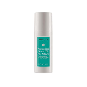 Naturium Niacinamide Face Serum 12% Plus Zinc 2%, Anti-Aging, Pore Minimizer & Dark Spot Corrector with Hyaluronic Acid & Vitamin E, Vegan & Cruelty-Free, 1 oz