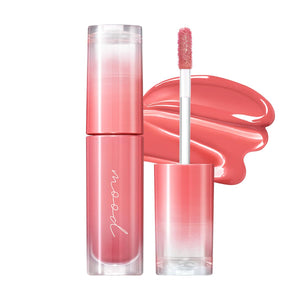 Peripera Ink Mood Glowy Tint | Lip-Plumping, Naturally Moisturizing, Lightweight, Glow-Boosting, Long-Lasting, Comfortable, Non-Sticky, Mask Friendly, No White Film 033 ROSY WISH