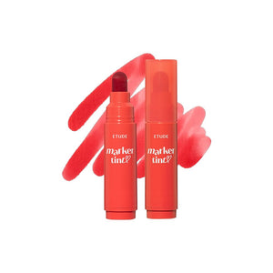 ETUDE Dear Darling Marker Tint #1 Raspberry Pop (5g) | Hydrating & Long Lasting Lip Stain | High Pigmented Lip Maker with Easy Drawing Tip | Korean Daily Lip Tint, Korean Makeup, Kbeauty