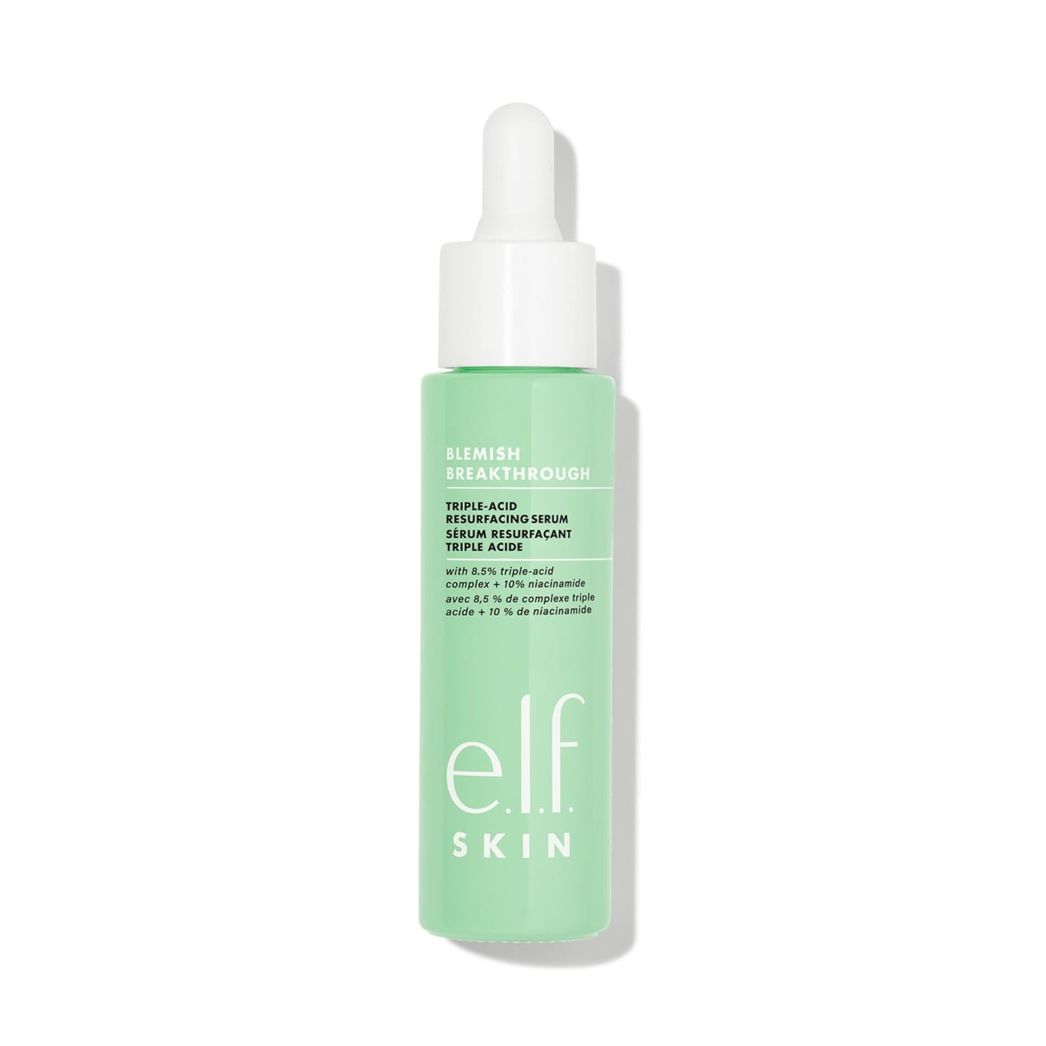 SKIN Blemish Breakthrough Triple-Acid Resurfacing Serum, Hydrating Night Serum For Fighting Blemishes, Helps Improve Skin Tone & Texture