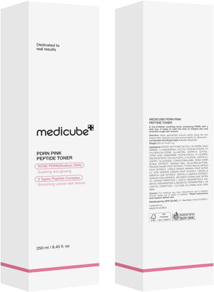 medicube PDRN Pink Peptide Toner I Pink Glow Toner for Skin Boosting, Soothing and Calming, Uneven Skin Tone, Rose PDRN & Peptide & Niacinamide, Korean Skin Care (250ml / 8.45 fl. oz.)