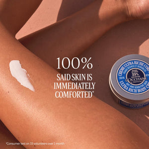 L'OCCITANE Shea All Day: Moisturize, Nourish and Comfort Skin with Shea Butter, Includes Hand Cream, Foot Cream, Lip Balm and Ultra Rich Body Cream, Gift Set