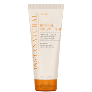 InstaNatural Vitamin C Moisturizer Face Cream, Brightens and Reduces the Look of Fine Lines and Wrinkles, Moisturizing Lotion for Dry Skin, with Hyaluronic Acid, 3.4 FL Oz