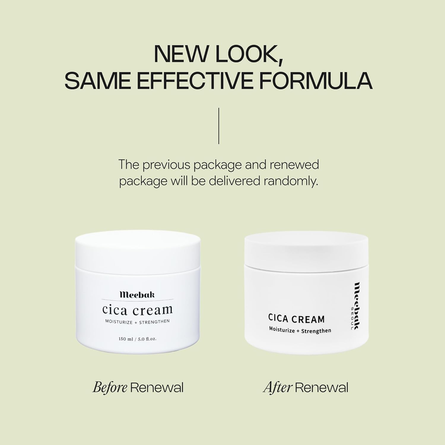 Meebak Cica Cream | Daily Repair Moisturizer with Niacinamide, Ceramide, & Retinol | Deep Hydration & Soothing | Locks in Moisture | Suitable for Sensitive Skin