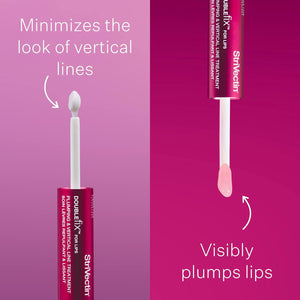 StriVectin Anti-Wrinkle Double Fix for Lips Plump and Smooth Vertical Lines, Hydrating Two-in-One Treatment, 0.16 Fl O