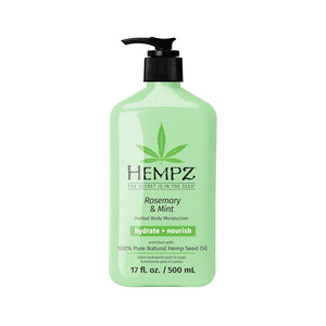 Hempz Original, Natural Hemp Seed Oil Body Moisturizer with Shea Butter and Ginseng, Original Scent, Floral Banana, 17 Fl.Oz ( Packaging may vary )