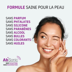 Absonic Conductive Gel for Microcurrent Facial Devices – Hydrating Gel for Face, Radiofrequency & Red Light Therapy – Nuface Primer Alternative – Smooth, Non-Sticky Formula – 8.5 oz - 1-Pack