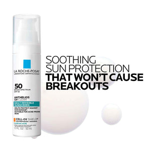 La Roche Posay Anthelios UV Sunscreen SPF 50, Daily Sunscreen for Face in 3 Formulas, UV Tone with Niacinamide, UV Hydra with Hyaluronic Acid, UV Clear with Azelaic Acid, Broad Spectrum Invisible SPF