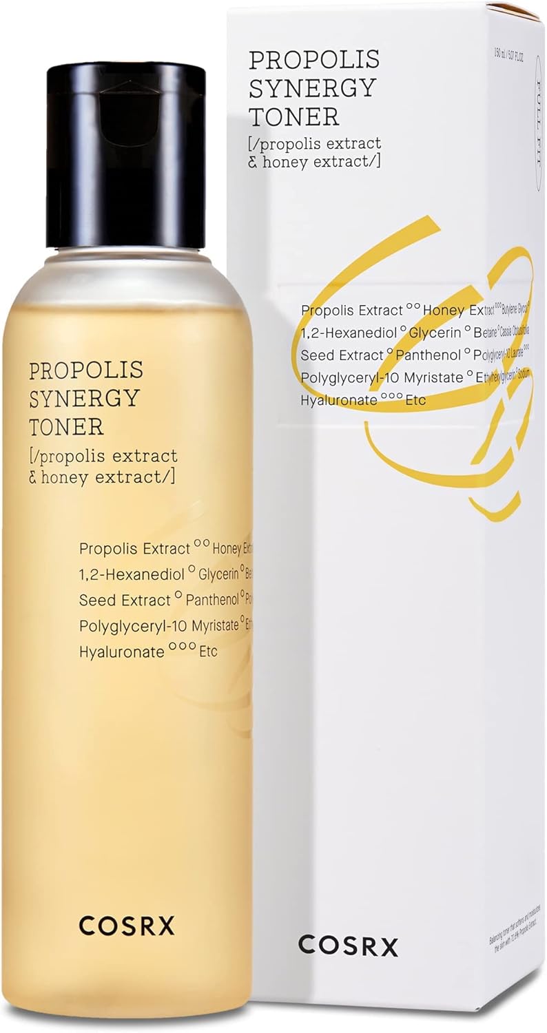 COSRX Full Fit Propolis Synergy Toner, 150ml / 5.07 fl.oz | Instant Moisture Boosting Toner, Propolis 72.6% Honey 10.7% Panthenol, Korean Skin Care