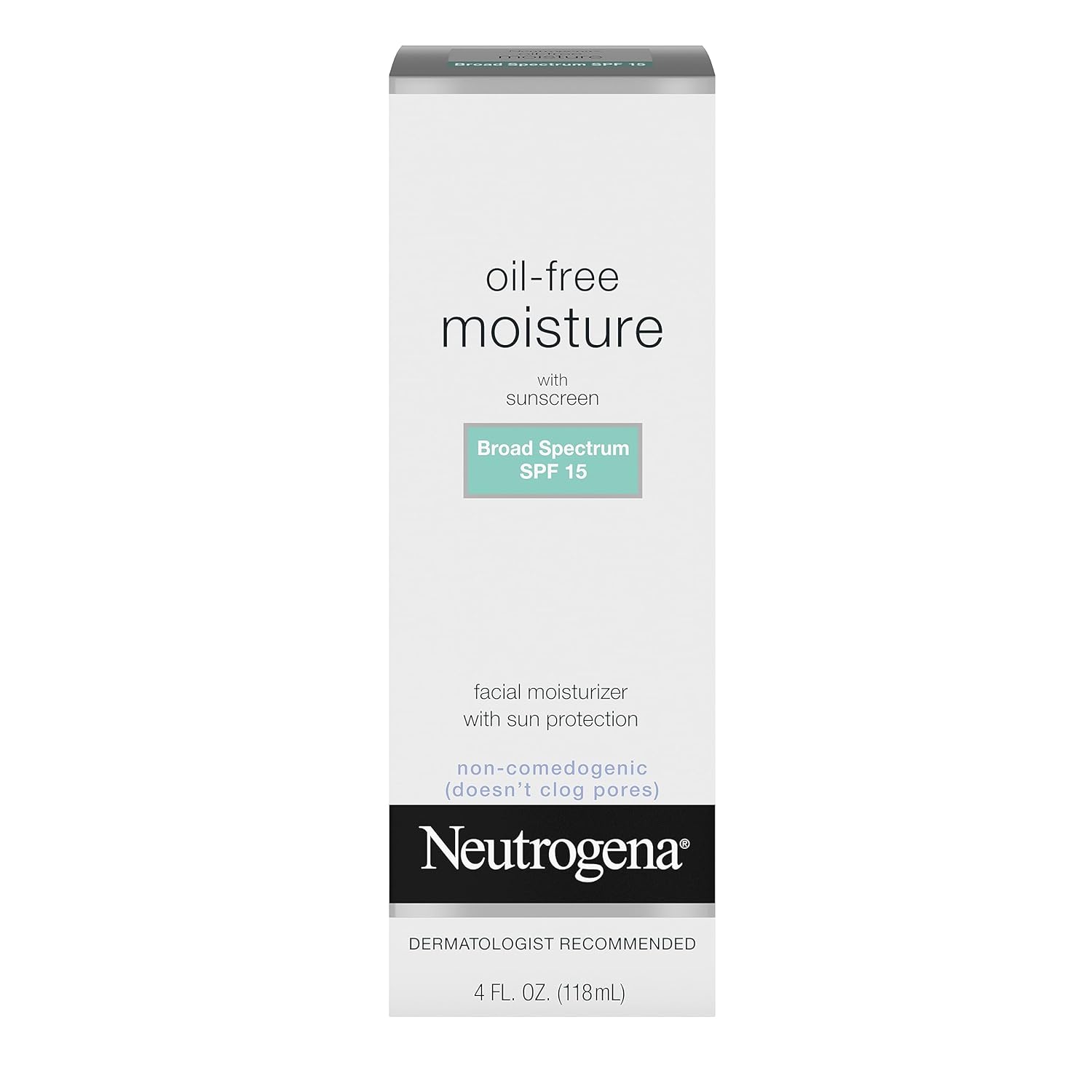 Neutrogena Oil-Free Moisture Daily Hydrating Face Moisturizer for Sensitive Skin, Fast Absorbing Ultra-Gentle Lightweight Face Lotion Moisturizer with Glycerin, Non-Comedogenic, 4 fl. oz