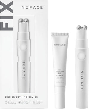 NuFACE FIX MicroWand Microcurrent Facial Device, FDA Cleared - Eyes, Lips & Lines Treatment with Serum Activator - Lip Plumper, Eye Depuffing Wand, Wrinkle & Smile Line Reducer, 3 On-the-Go Modes