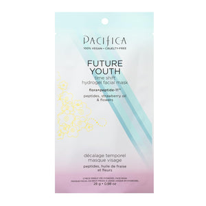 Pacifica Sheet Face Mask - Glow Baby Brightening Facial Mask w/Vitamin C, Aloe & Kelp – Cooling Mask for Dark Spots & Fine Lines - Clean Beauty Vegan & Cruelty-Free Dermatologist Tested