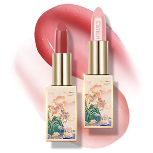 CATKIN Lip Balm Color Tinted Lip Stain Ultra Hydrating Moistrurizer Chapstick with Vitamin E Nourishing For Cracked & Dry Lips 0.12 oz C06 Camellia