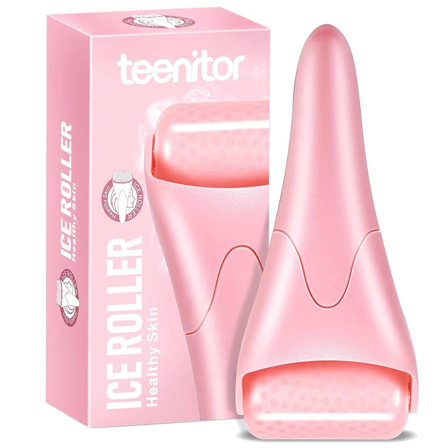 Teenitor Mint Green Ice Roller, Cold Face Roller, Ice Roller for Face & Eye Puffiness Relief, Ice Face Roller Skin Care Beauty Tools