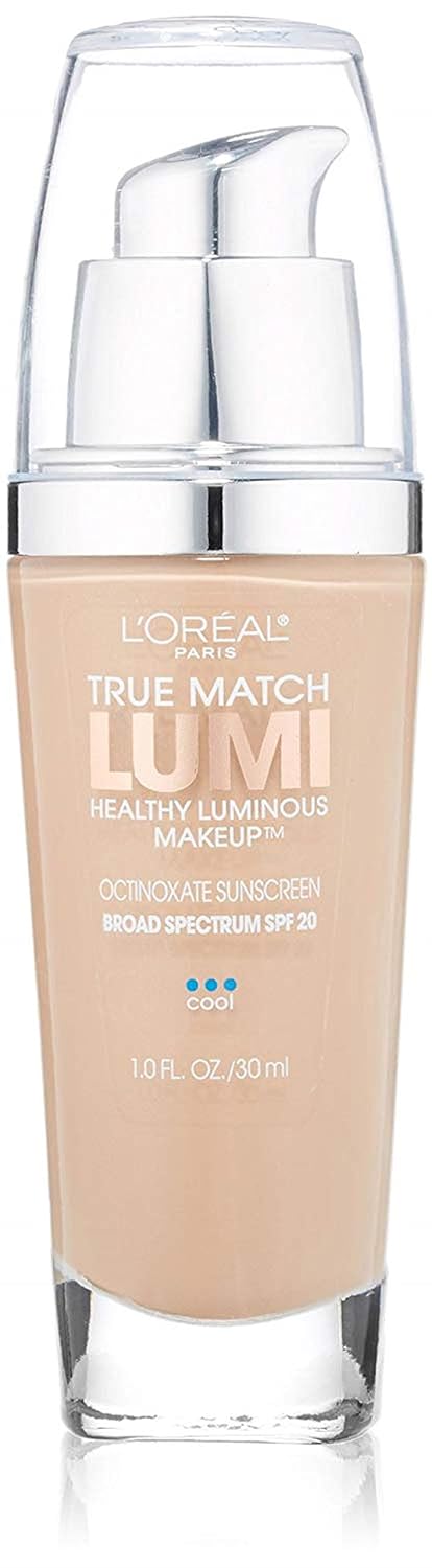 L'Oreal Paris True Match Lumi Healthy Luminous Makeup, C6 Soft Sable, 1 fl; oz.