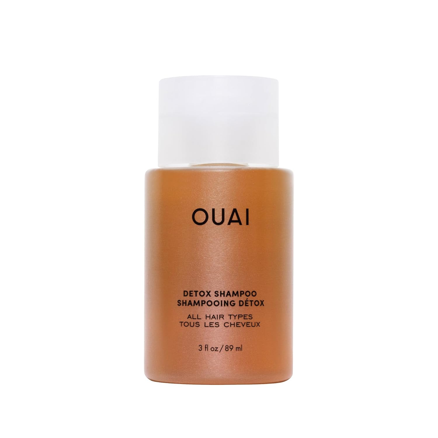 OUAI Detox Shampoo - Clarifying Shampoo for Build Up, Dirt, Oil, Product and Hard Water - Apple Cider Vinegar & Keratin for Clean, Refreshed Hair - Sulfate-Free Hair Care (10 oz)