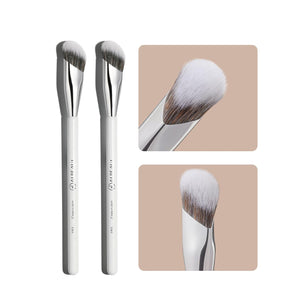 Concealer Brush, Angled Under Eye Makeup Small Foundation Precision Face Blending Brush (193 concealer brush)