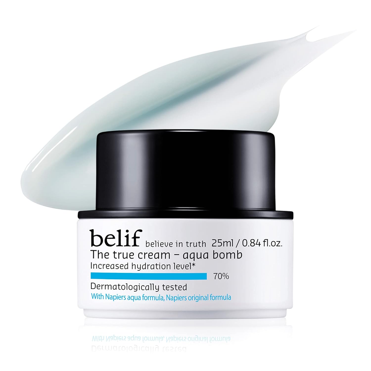 belif Aqua Bomb – Daily Niacinamide Hydrating Moisturizer, Lightweight Plumping Facial Cream with Hyaluronic Acid & Squalane, Cooling Effect, Anti-Aging, Korean Skincare, 1.68 fl oz (50ml)