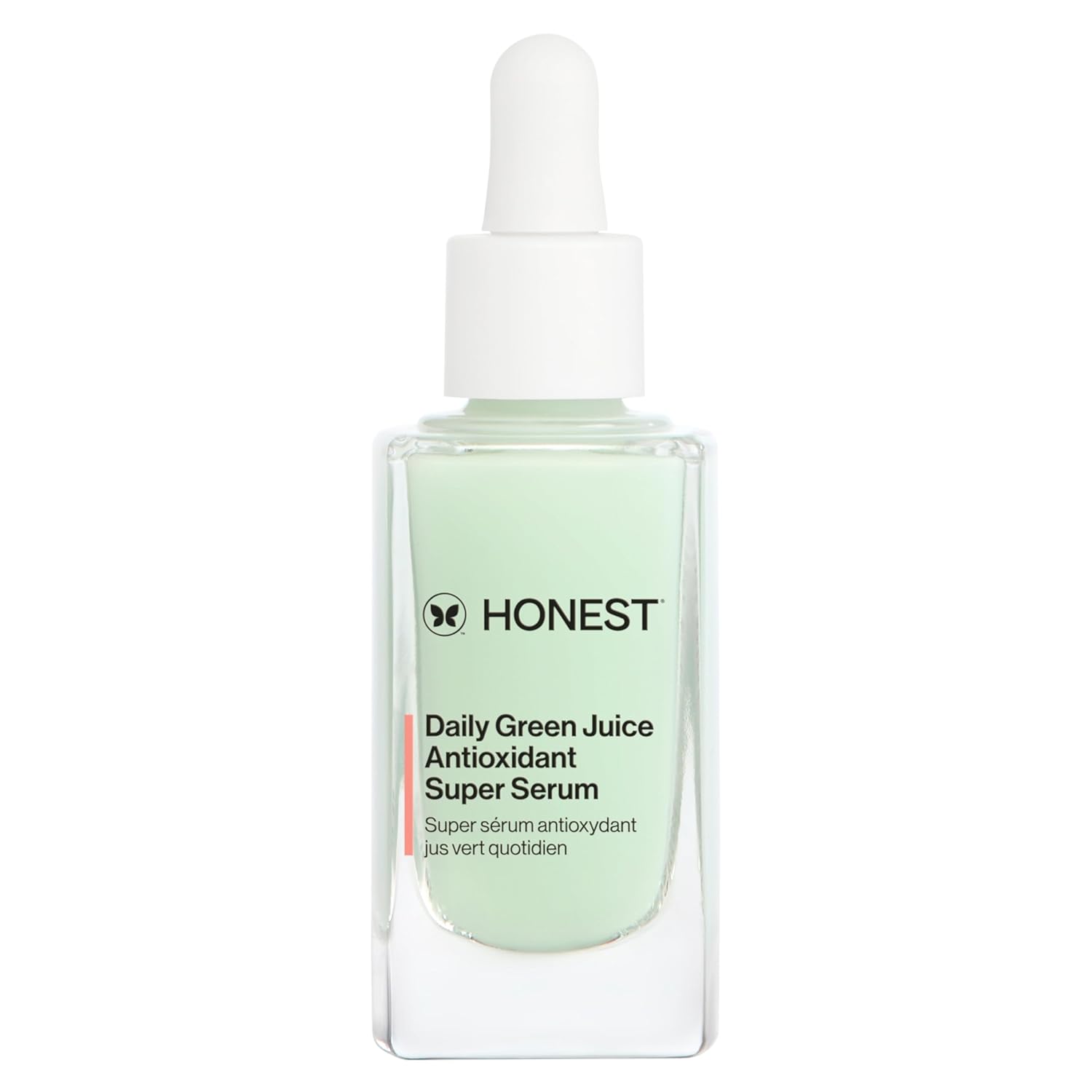 Honest Beauty Daily Green Juice Antioxidant Super Serum | Improves Skin Tone + Texture | Gentle for Sensitive Skin, Fragrance Free, Vegan | 1 fl oz