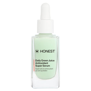 Honest Beauty Daily Green Juice Antioxidant Super Serum | Improves Skin Tone + Texture | Gentle for Sensitive Skin, Fragrance Free, Vegan | 1 fl oz