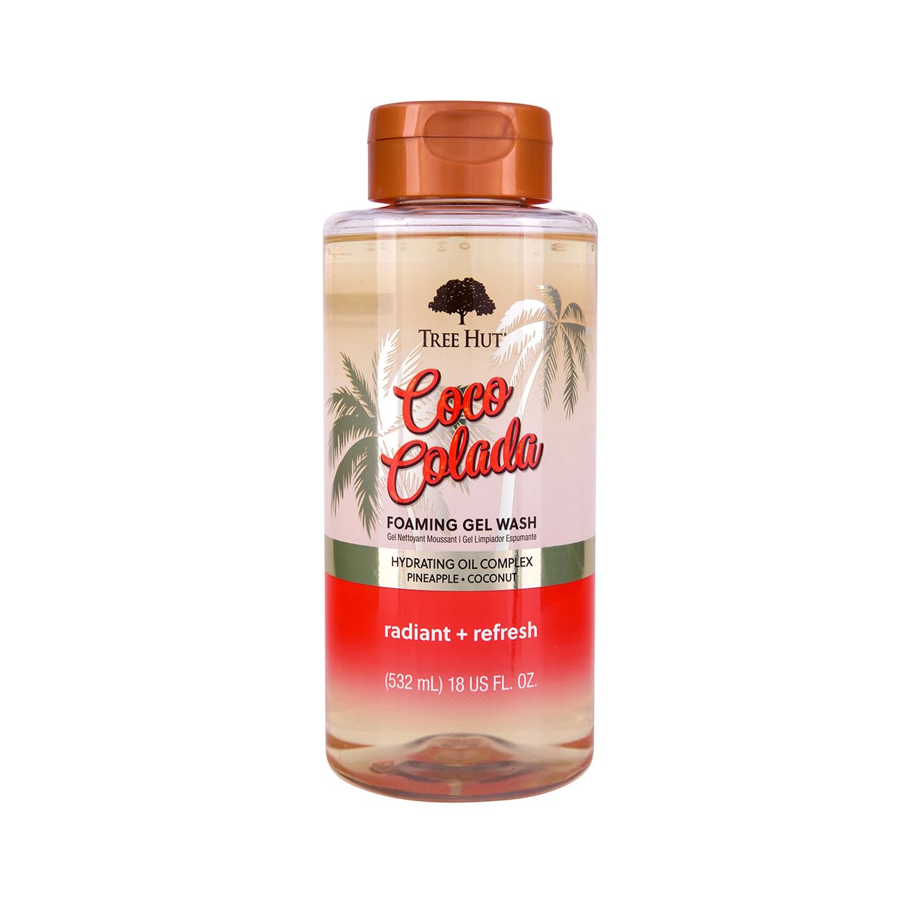 Tree Hut Watermelon Nourishing, Moisturizing & Hydrating Foaming Gel Wash, 18 oz.