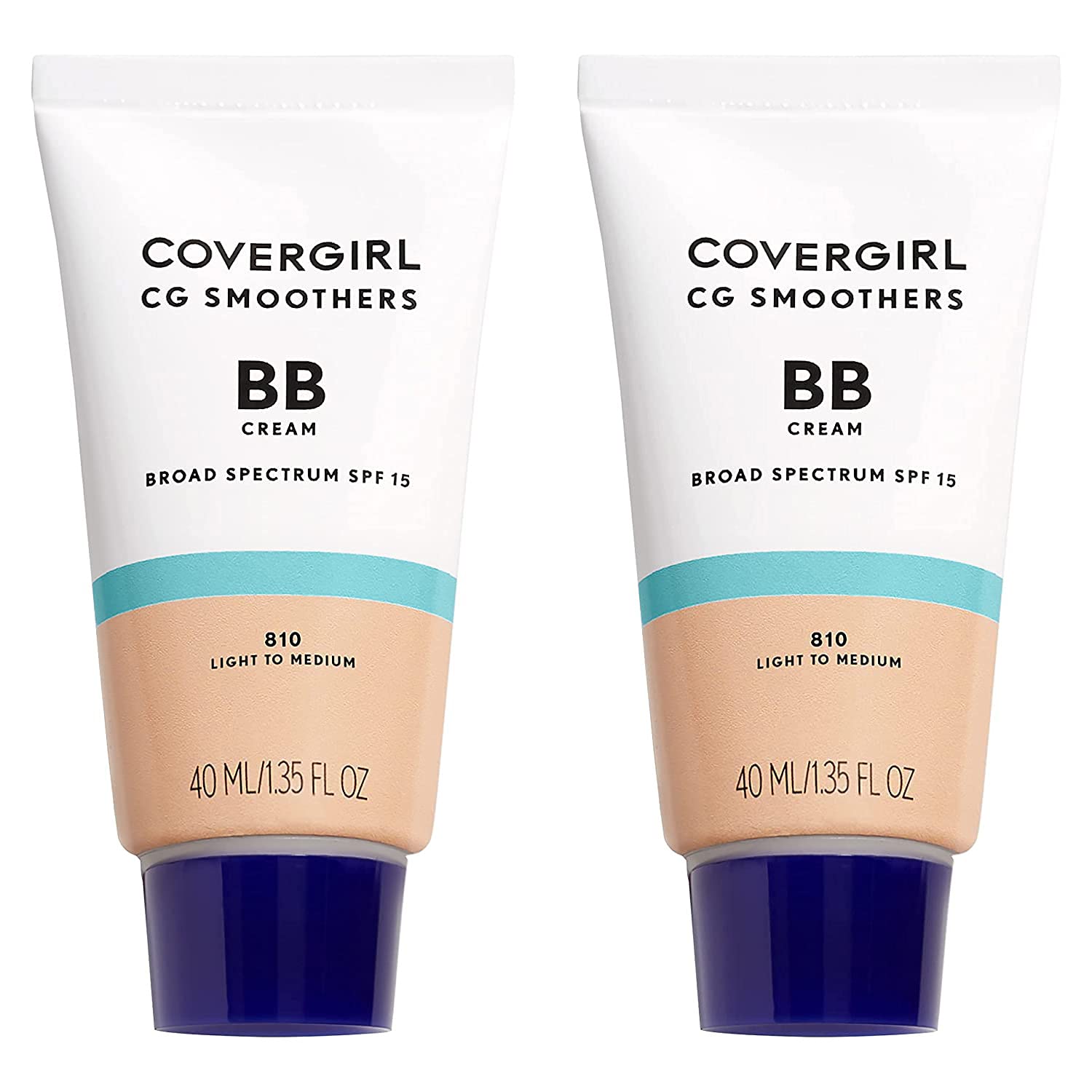 COVERGIRL Smoothers Lightweight Bb Cream With Spf 15, 810 Light To Medium Skin Tones, 2 Count