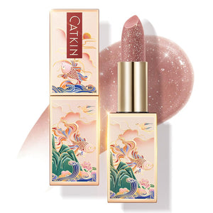 CATKIN Lip Balm Color Tinted Lip Stain Ultra Hydrating Moistrurizer Chapstick with Vitamin E Nourishing For Cracked & Dry Lips 0.12 oz C06 Camellia