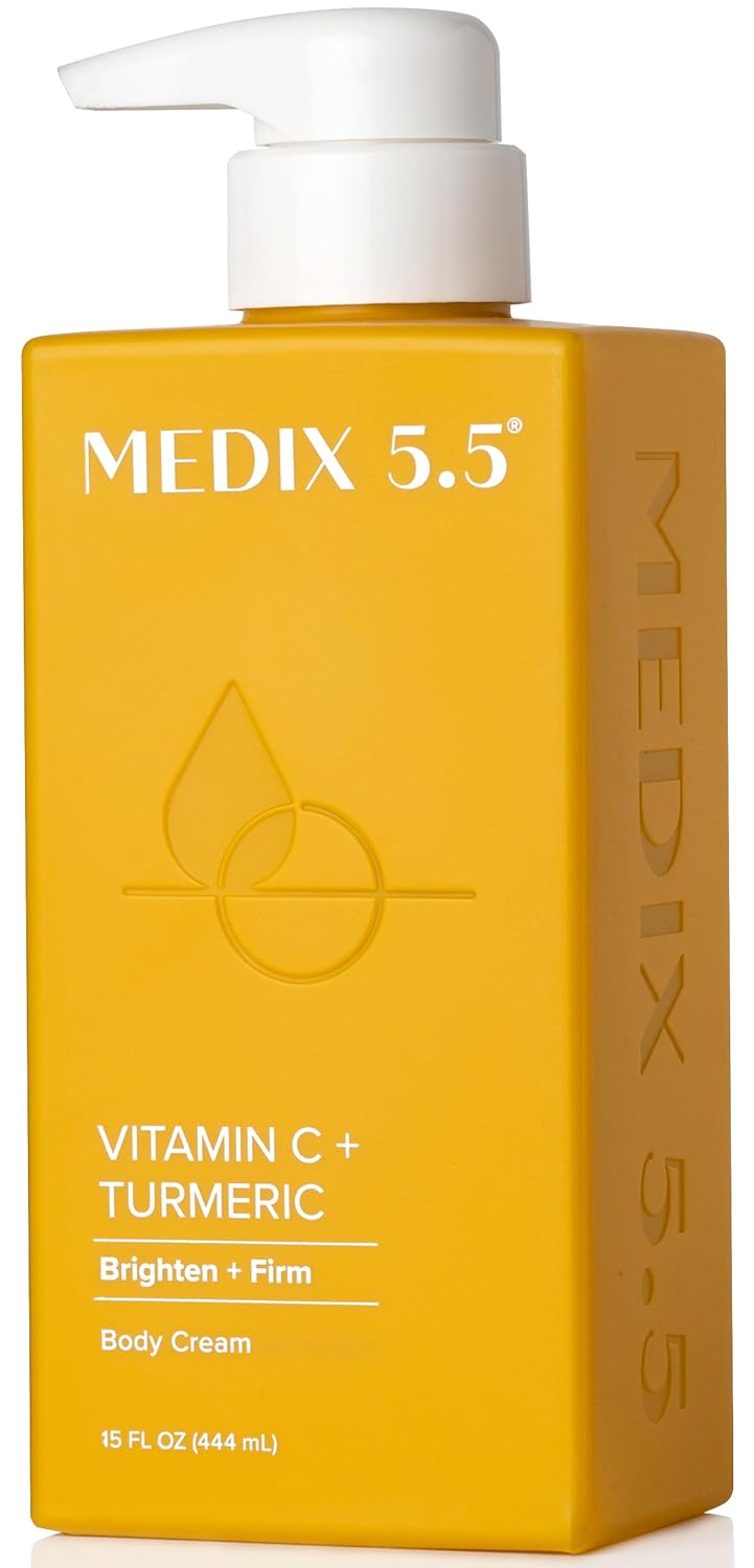 Medix 5.5 Retinol Body Lotion Skincare Moisturizer | Anti Aging Retinol Body Cream | Skin Care Tightening Lotion For Women & Men Helps Diminish Look Of Crepey Skin, Wrinkles, & Fine Lines, 2-Pack