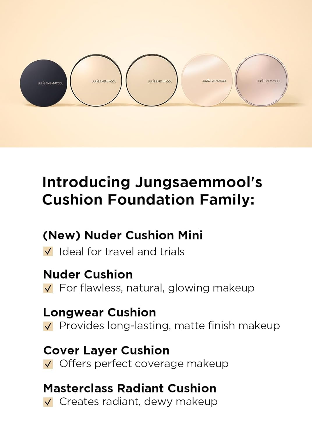 JUNG SAEM MOOL Essential Skin Cushion Mini (Fair Light)
