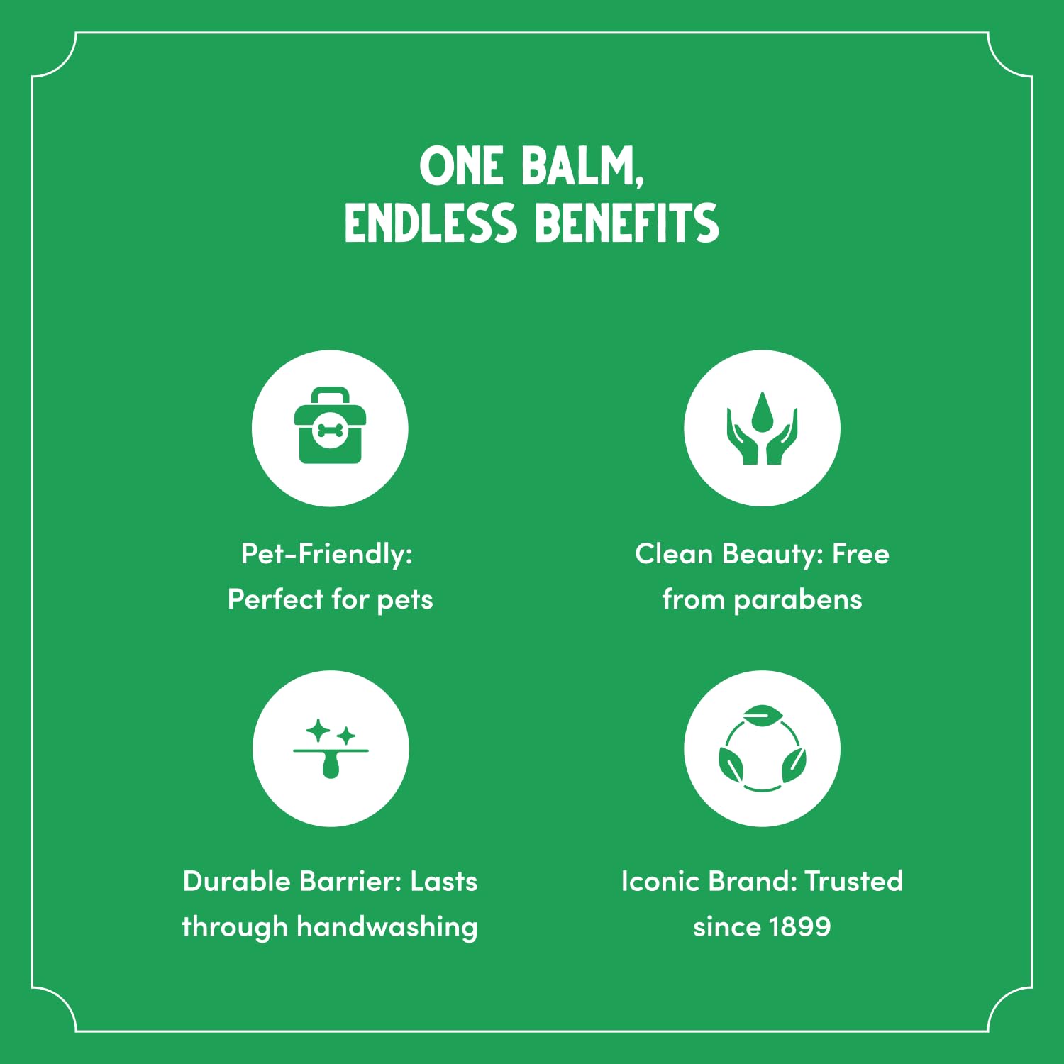 Bag Balm Vermont's Original Hand Moisturizer, Hand Balm for Dry Skin, Cracked Hands, Heels & Dry Hands Treatment, For Dogs and More Ointment, Lotion - 8oz Tin, 3 Pack