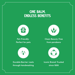 Bag Balm Vermont's Original Hand Moisturizer, Hand Balm for Dry Skin, Cracked Hands, Heels & Dry Hands Treatment, For Dogs and More Ointment, Lotion - 8oz Tin, 3 Pack