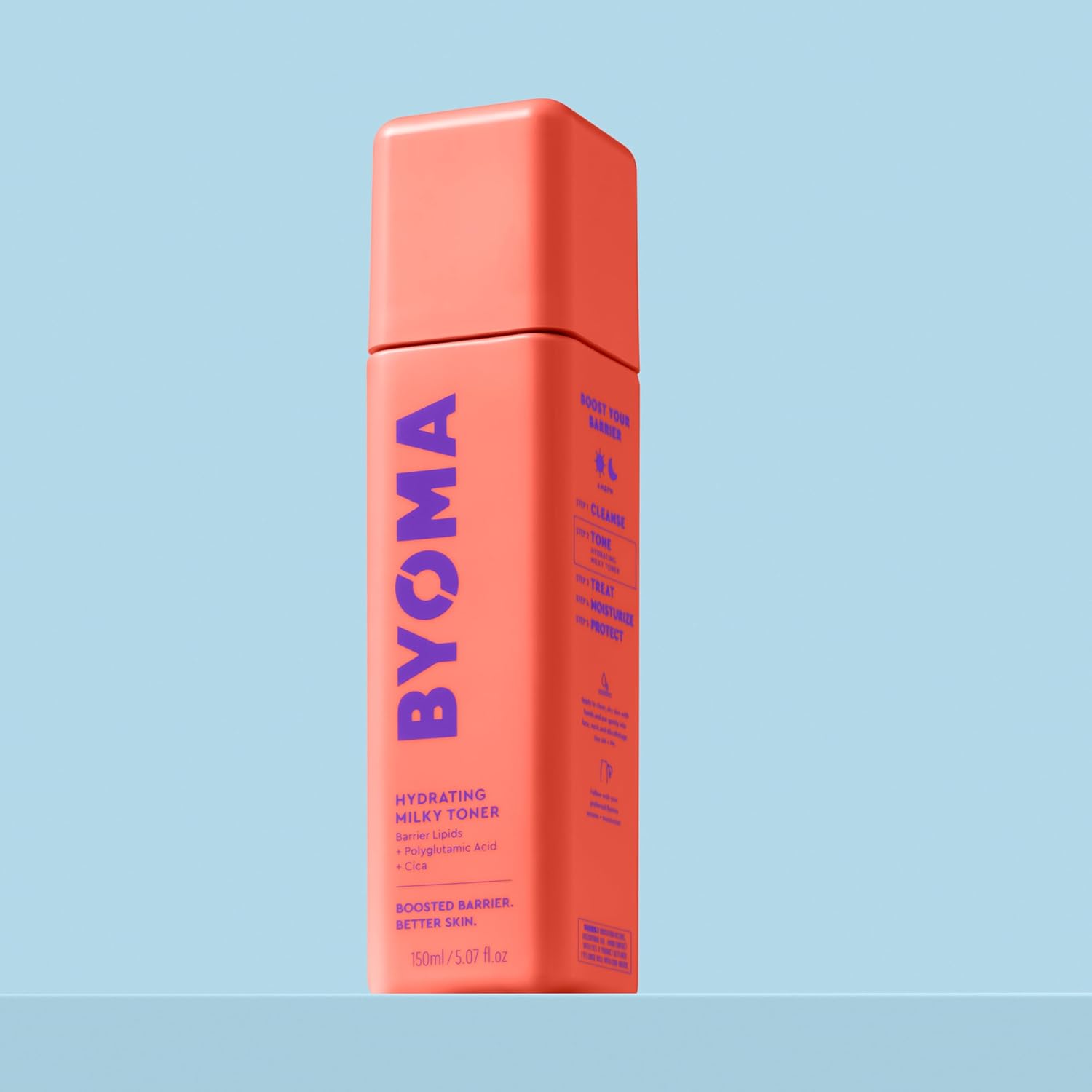 BYOMA Hydrating Milky Toner - Dewy, Ultra Hydrating Toner for Face - Soothes Skin, Locks in Moisture, Reduces Redness - Barrier Repair - 5.07 fl oz
