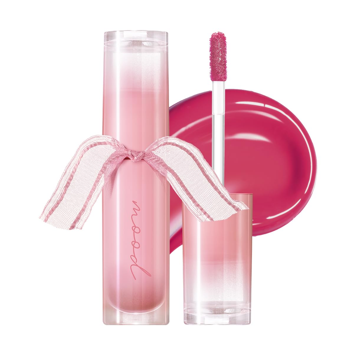 Peripera Ink Mood Glowy Tint | Lip-Plumping, Naturally Moisturizing, Lightweight, Glow-Boosting, Long-Lasting, Comfortable, Non-Sticky, Mask Friendly, No White Film 033 ROSY WISH