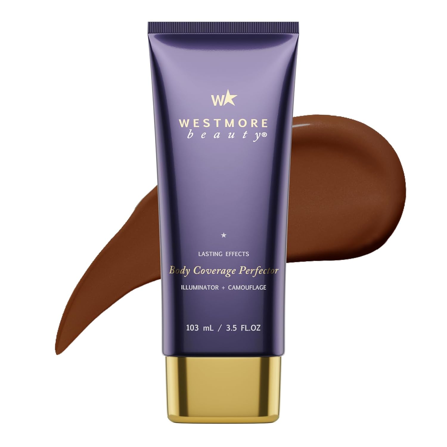 Westmore Beauty Body Coverage Perfector – Waterproof Leg & Body Makeup - Tattoo Cover Up Makeup - 3.5 Oz (Natural Radiance)