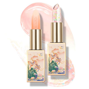 CATKIN Lip Balm Color Tinted Lip Stain Ultra Hydrating Moistrurizer Chapstick with Vitamin E Nourishing For Cracked & Dry Lips 0.12 oz C06 Camellia