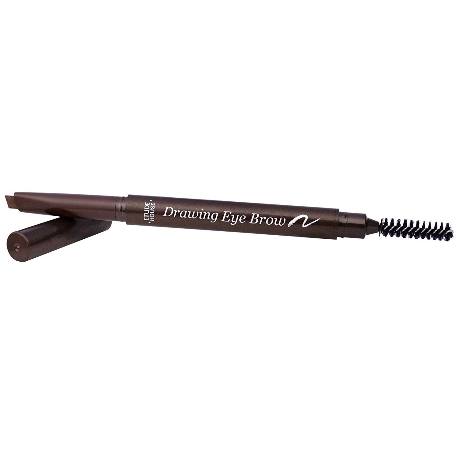 ETUDE Drawing Eye Brow 0.25g #1 Dark Brown | Long Lasting Eyebrow Pencil | Soft Textured Natural Daily Look Eyebrow Makeup