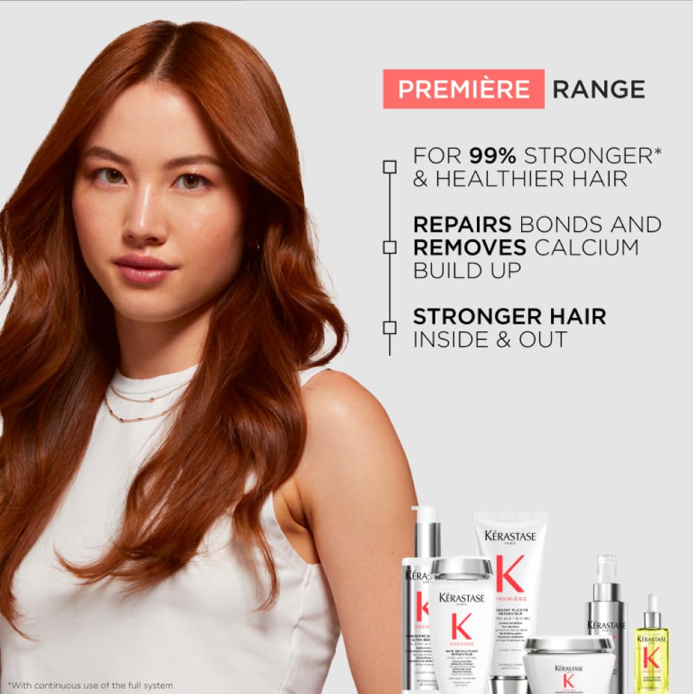 Kerastase Premiere Pre-Shampoo Hair Repair Treatment | Intense Bond Repair & Strengthening | For Breakage & All Damaged Hair Types | Anti-Frizz & Smoothing | Decalcifies with Citric Acid