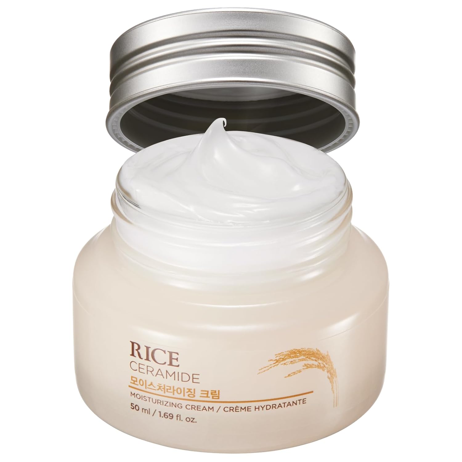 The Face Shop Rice Ceramide Moisturizing Cream – Hydrating Face Cream with Rice Extract & Ceramides – 1.69 fl oz