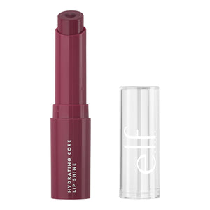 e.l.f. Hydrating Core Lip Shine, Conditioning & Nourishing Lip Balm, Sheer Color Tinted Chapstick, Joyful, 0.09 Oz