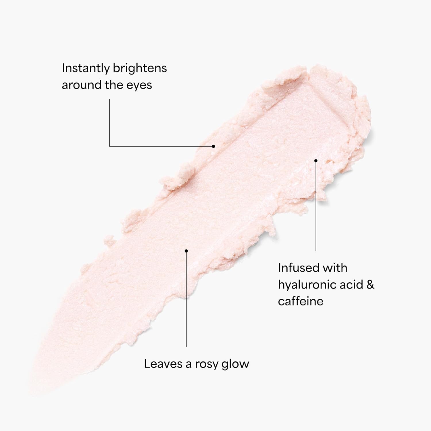 TULA Skin Care Eye Balm Rose Glow - Dark Circle Treatment, Instantly Hydrate and Brighten Undereye Area, Portable and Perfect to Use On-the-go, 0.35 oz.