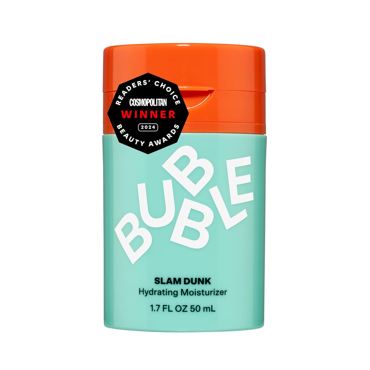 Bubble Skincare Slam Dunk Bundle - Hydrating Face Cream for Dry Skin Made with Vitamin E + Aloe Vera Juice for a Glowing Complexion - Skin Care with Blue Light Protection (50ml + 10ml, 2 Count)