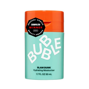 Bubble Skincare Slam Dunk Bundle - Hydrating Face Cream for Dry Skin Made with Vitamin E + Aloe Vera Juice for a Glowing Complexion - Skin Care with Blue Light Protection (50ml + 10ml, 2 Count)