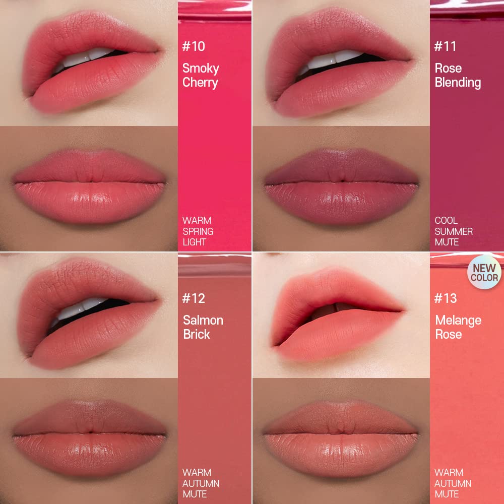 ETUDE Fixing Tint #06 Soft Walnut 4g | Long Lasting, High Pigmented Liquid Lipstick, Lip Stain, Waterproof, Lightweight matte finish, Full Coverage