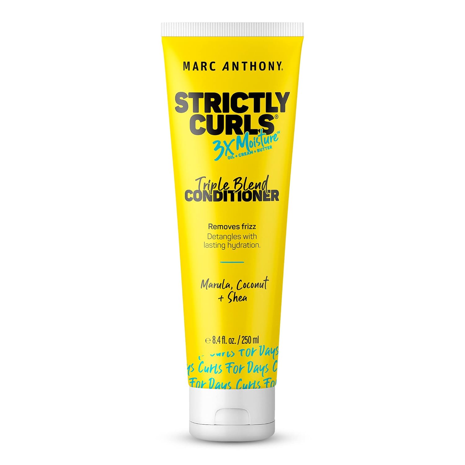 Marc Anthony Strengthening Conditioner, Grow Long - Anti-Frizz, Anti-Breakage & Nourishing Formula For Split Ends, & Hair Growth - Biotin, Vitamin E, Caffeine & Ginseng for Dry & Damaged Hair