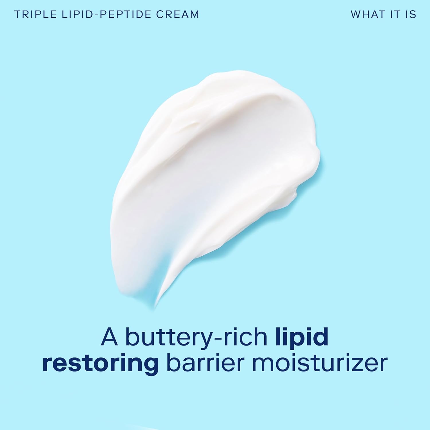 Skinfix Barrier+ Triple Lipid-Peptide Cream: Enriched with Lipids, Peptides, Hyaluronic Acid, and Shea Butter for Brightening, Firming, and Plumping, 1.7 oz
