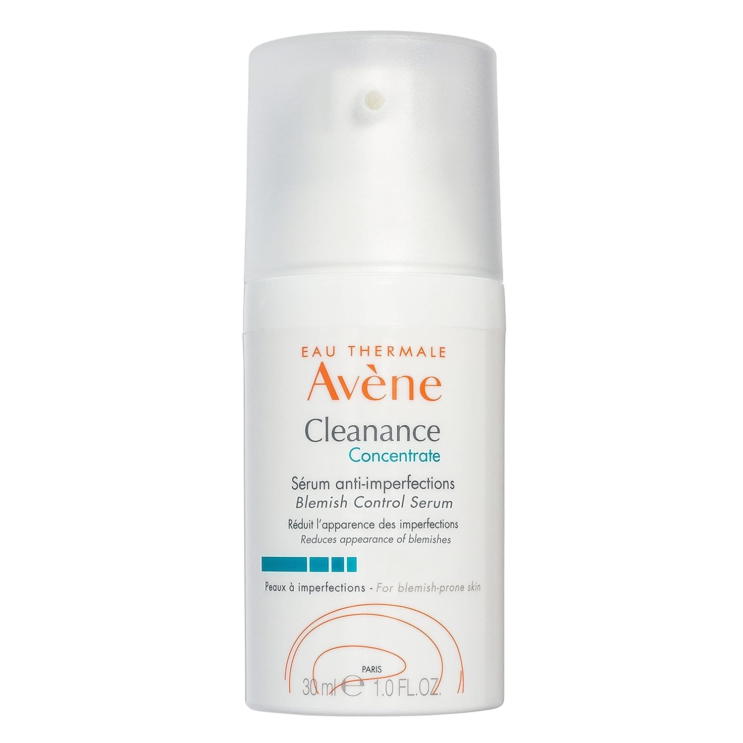 Avene Cleanance Concentrate Blemish Control Serum, clarifying water-gel, fragrance and silicone free, For acne-prone skin, airless pump, 1 Fl Oz