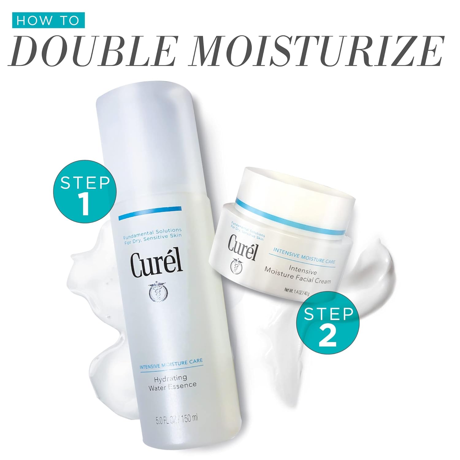 Curel Japanese Skin Care Intensive Face Moisturizer Cream, Hydrating Face Lotion for Dry to Very Dry Sensitive Skin, Anti-Aging, Fragrance-Free, Anti-Wrinkle Japanese Skin Care, 1.4 Oz