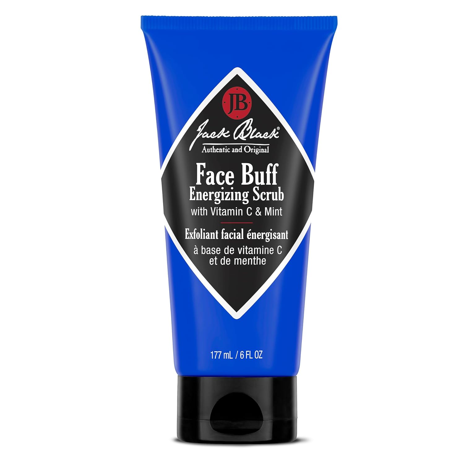 Jack Black Face Buff Energizing Scrub - Mens Face Wash & Pre Shave Scrub, Face Cleanser for Men, Pre Shave for Men, Mens Facial Cleanser, Mens Face Scrub, Exfoliating Face Wash, Jack Black Face Scrub